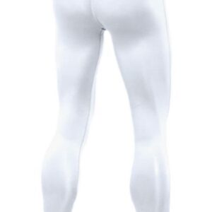 Nike Mens Pro Full Length Training Tight (Medium, White)