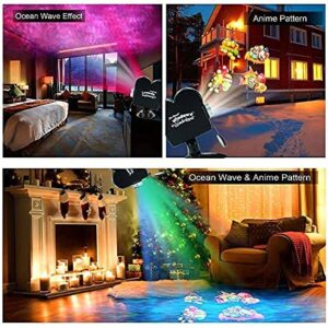 2024 Halloween Holographic Projector,Halloween Hologram Projector Christmas Window Projector Decorations,Lights Outdoor Portable Holographic Projection with Tripod,12 Movies Christmas Halloween