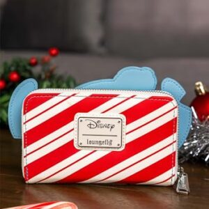 Disney: Lilo & Stitch - Stitch Holiday Snow Angel Glitter Zip Around Wallet