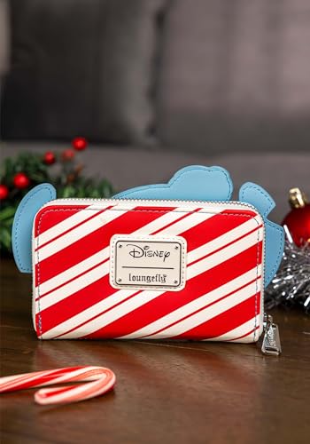 Disney: Lilo & Stitch - Stitch Holiday Snow Angel Glitter Zip Around Wallet