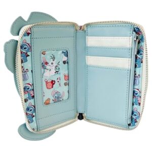 Disney: Lilo & Stitch - Stitch Holiday Snow Angel Glitter Zip Around Wallet