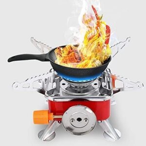 Small Square Stove Portable Gas BBQ Grill For Backpacking Hiking