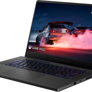 ASUS 2023 ROG Zephyrus 15.6” 165Hz 2.5K IPS Laptop 8-Core AMD Ryzen 9 6900HS NVIDIA GeForce RTX 3060 6GB GDDR6 16GB DDR5 512GB NVMe SSD WIFI 6E RJ45 USB-C w/DP HDMI RGB KB Windows 11 Pro w/RE USB