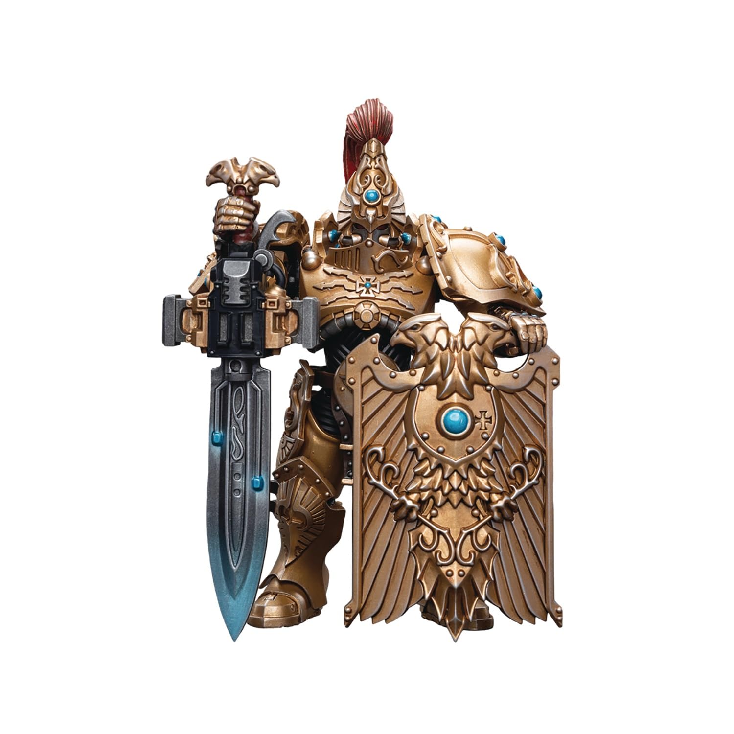 JoyToy Warhammer 40K: Adeptus Custodes Custodian Guard with Praesidium Shield 1:18