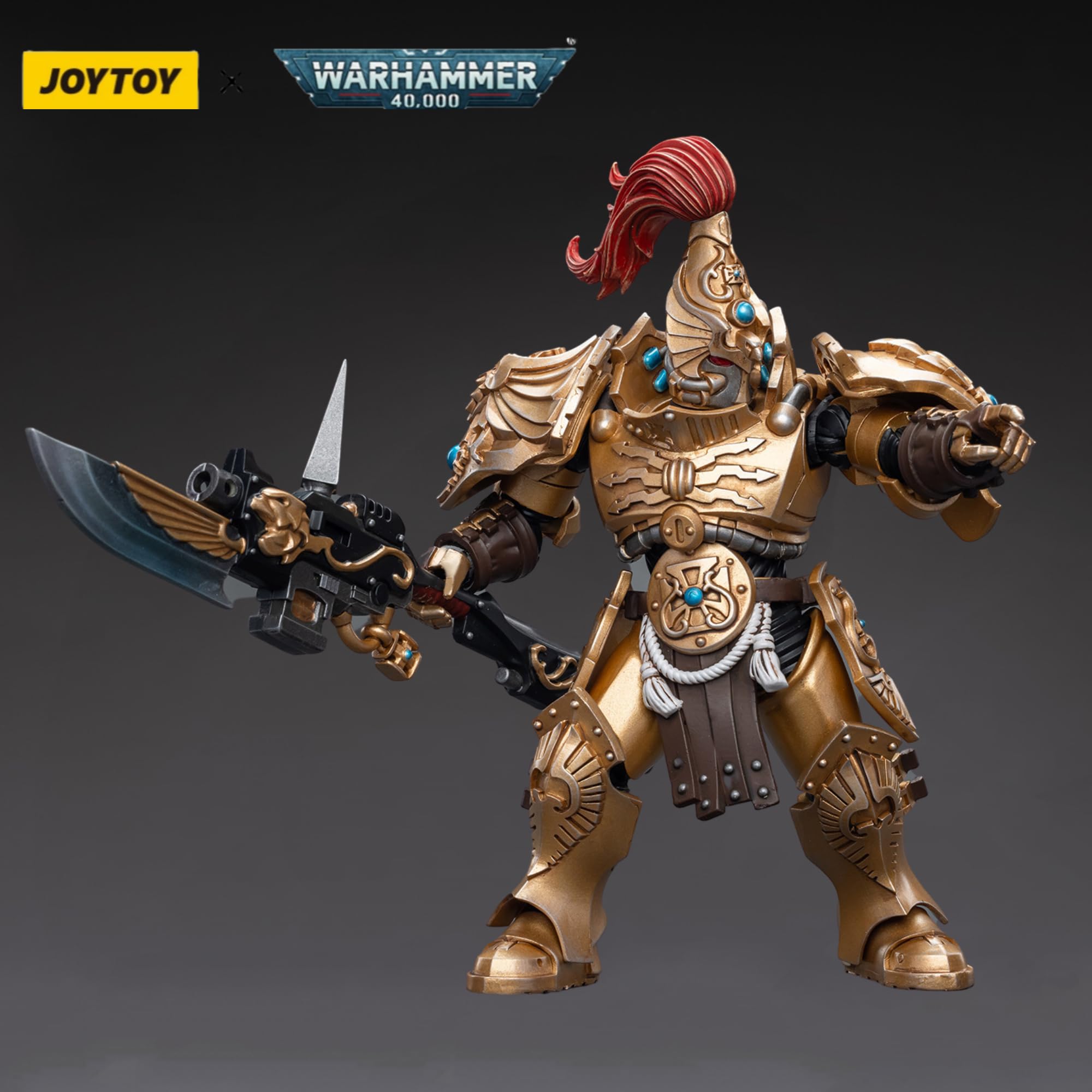 JoyToy Warhammer 40K: Adeptus Custodes Custodian Guard with Guardian Spear 1:18 Scale Action Figure