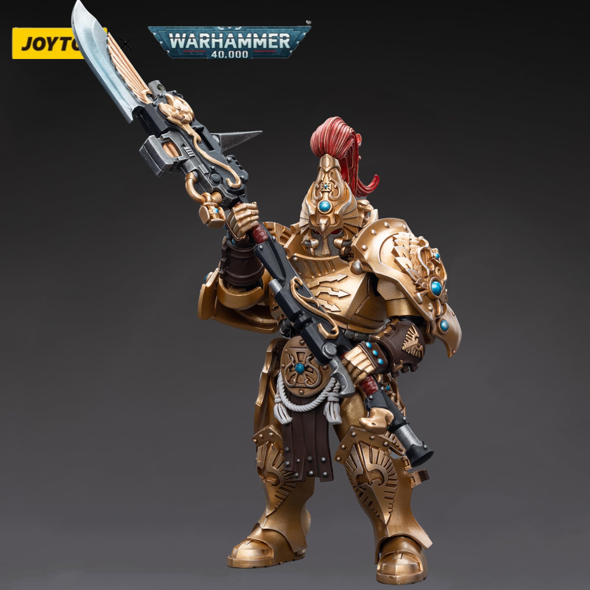 JoyToy Warhammer 40K: Adeptus Custodes Custodian Guard with Guardian Spear 1:18 Scale Action Figure