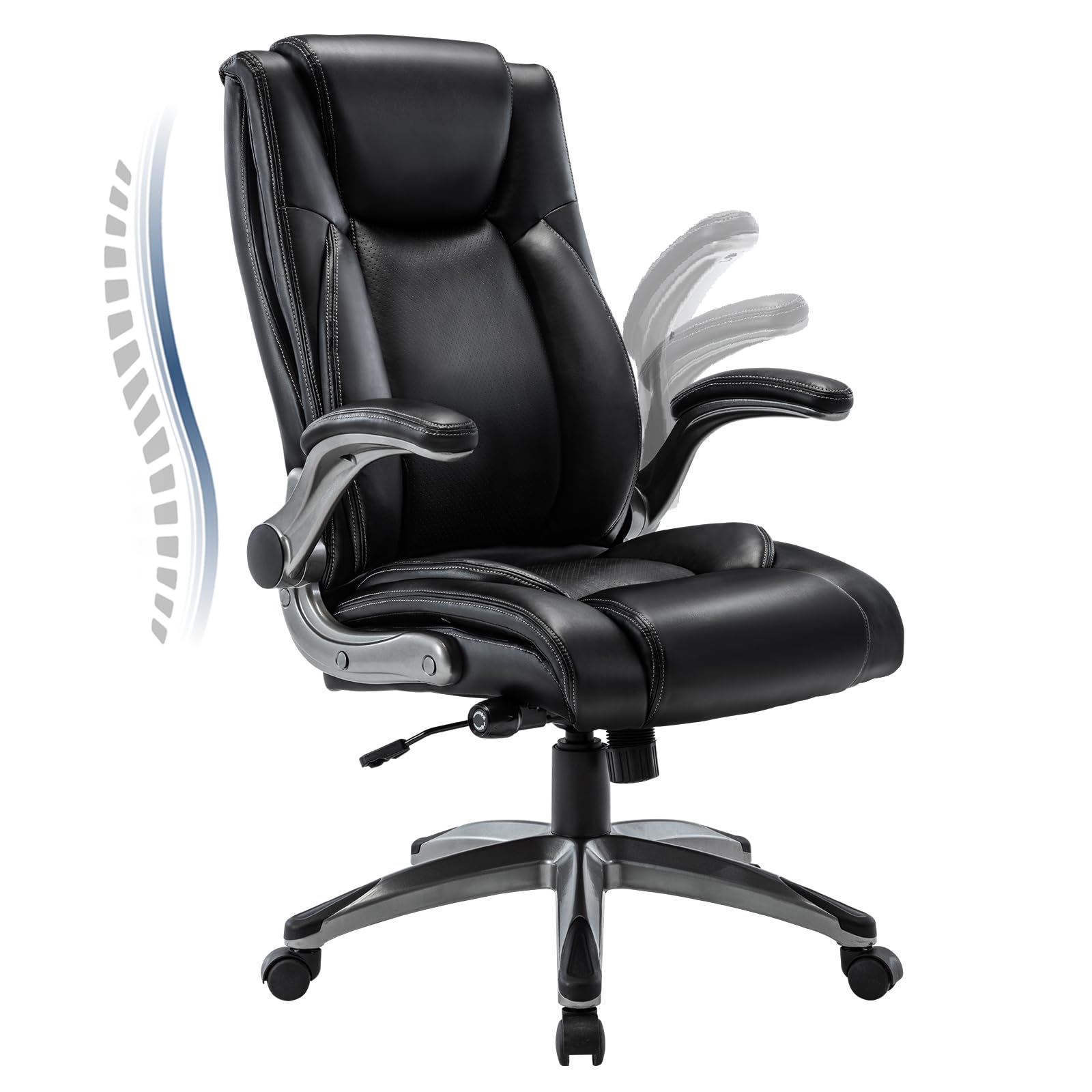 COLAMY 287 Office Chair, Black