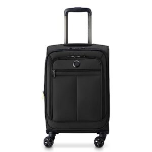 DELSEY Paris Sky Lite Softside Expandable Luggage with Spinner Wheels, Black, 2 Piece Set (19/24)