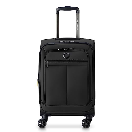 DELSEY Paris Sky Lite Softside Expandable Luggage with Spinner Wheels, Black, 2 Piece Set (19/24)