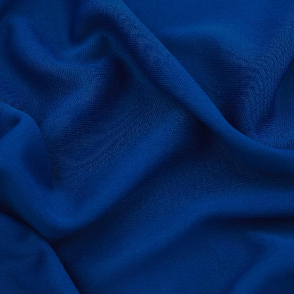 Stylish FABRIC 2-Way Stretch Polyester Interlock Knit Lining 58/60" Lightweight Fabric/DIY Projects, Pegeant Blue #47 5 Yards