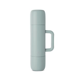 Simple Modern 36oz Insulated Hot Beverage Bottle with 2 Mugs | Travel Coffee Thermos for Hot Drinks | Twist and Pour Top | Commute, Travel, and Picnic Friendly | Roam Collection | Sea Glass Sage