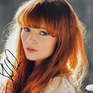 STEF DAWSON Autograph SIGNED 8x10 PHOTO The Hunger Games The Paper Store JSA Certified Authentic AH96136