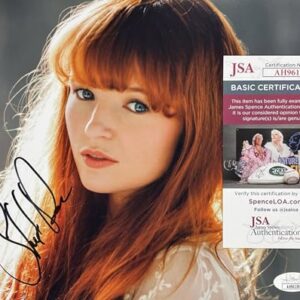 STEF DAWSON Autograph SIGNED 8x10 PHOTO The Hunger Games The Paper Store JSA Certified Authentic AH96136