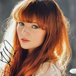 STEF DAWSON Autograph SIGNED 8x10 PHOTO The Hunger Games The Paper Store JSA Certified Authentic AH96136