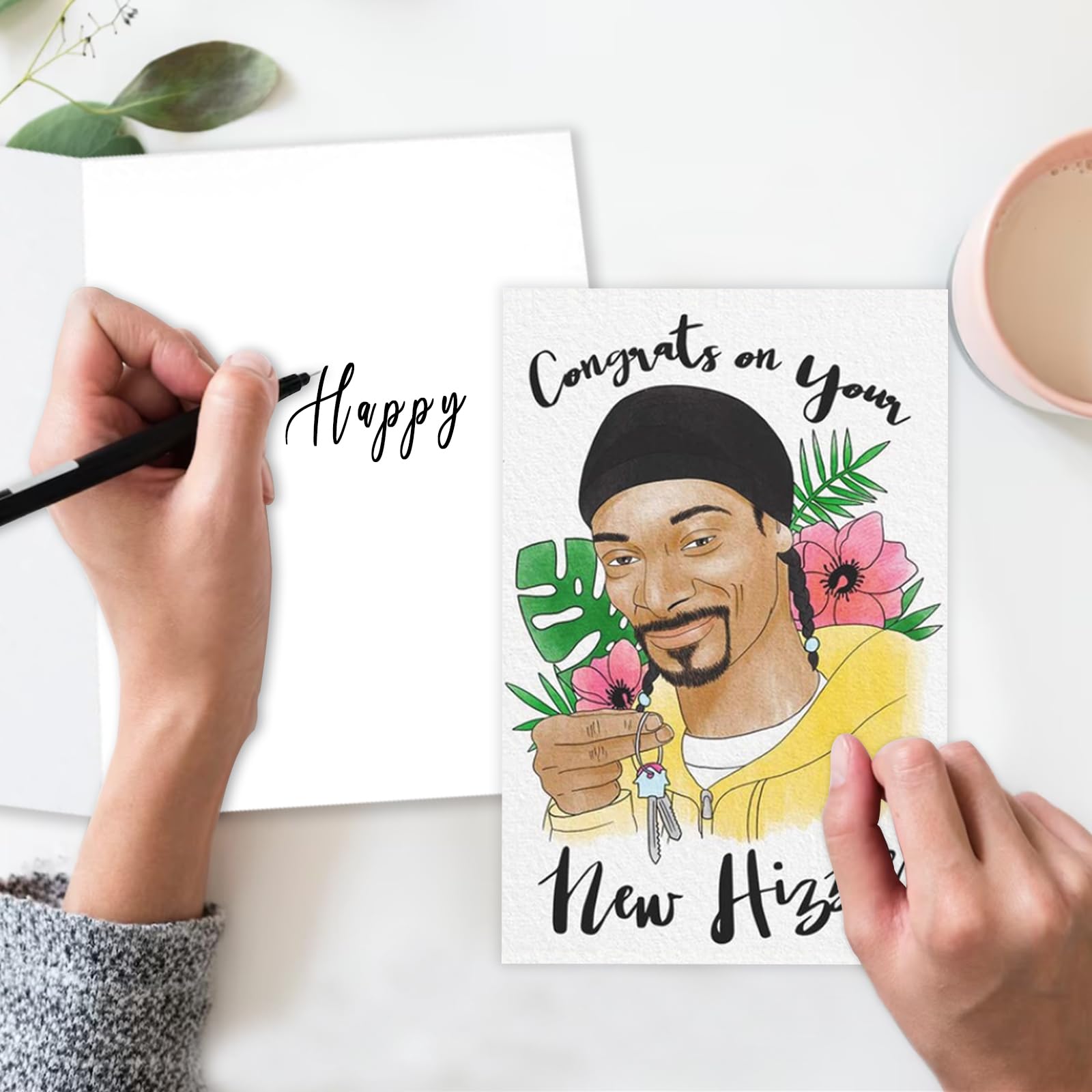 Funny Housewarming Card for Friends, Unique New Home Card for Coworkers Relative Neighbors, Perfect House Gifts for Women Men, Congrats on Your New Hizzle