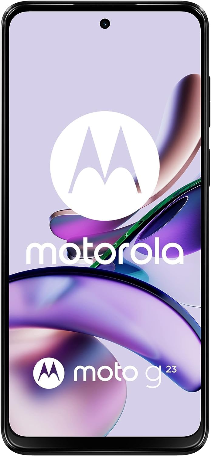 Motorola Moto G23 4G LTE XT2333-1 | 4GB RAM | 128GB Storage | DUAL SIM | 50MP Camera | 30W TurboPower | 6.5" LCD 90Hz Display | International Model | GSM Factory Unlocked - (Gray)