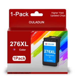 cl-276xl color ink cartridge replacement for canon 276 276xl cl-276 compatible to pixma ts3522 tr4720 tr4700 tr4722 ts3500 ts3520 printer high yield (1 pack)