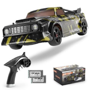 HAIBOXING 1/18 Scale RC Cars 2196 Drift RC Car 28 KM/H High Speed with Gyro, 2.4 Ghz Electric Vehicle RTR 4X4 Remote Control Cars Drifting Race Toys for Adults Boys Girls Kids Gifts with Two Batteries