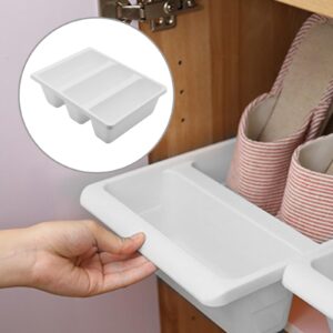 Aynaxcol 3Pcs Storage Shoe Tray Multifunctional Shoe Rack Plastic Storage Shoes Shelves for Entryway Plastic Organizer Box Shoe Storage Vertical Slipper Storage Tray for Living Room (Grey)