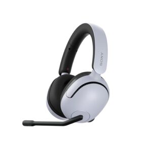 sony inzone h5 wireless gaming headset, 360 spatial sound, works with pc, ps5, 28 hour battery, 2.4ghz wireless and 3.5mm audio jack, wh-g500 white