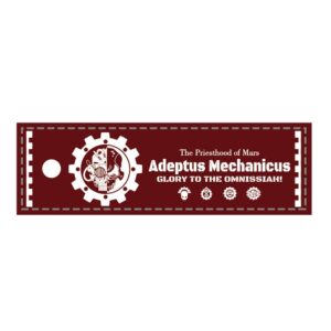 Starforged lmperial Armed Forces Morale Patches Velcro Warhammer 40K WH40 -AdeptusMechanicus