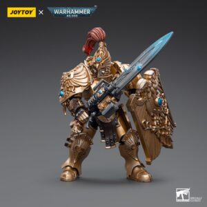 Joytoy Warhammer 40K Mecha 1/18 Action Figures Mecha Joy Toy Adeptus Custodes Custodian Guard with Sentinel Blade and Praesidium Shield