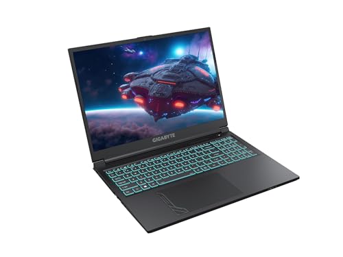 GIGABYTE G6 KF: 16" FHD 1920x1200 165Hz - NVIDIA GeForce RTX 4060 Laptop GPU - Intel Core i7-13620H - 16GB DDR5 RAM - 512GB SSD - Win11 Home - Gaming Laptop (G6 KF-H3US853SH), Black