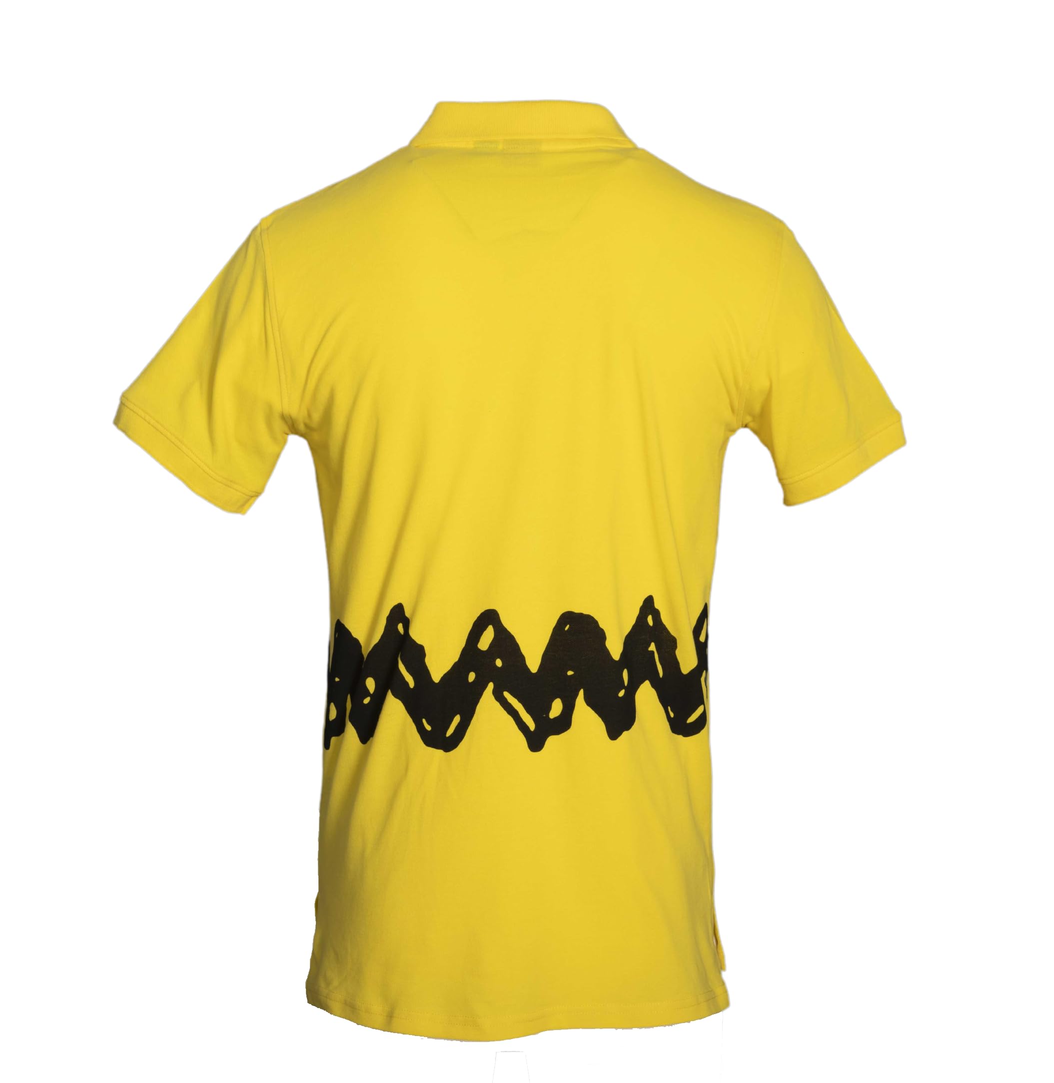 Mad Engine Peanuts Charlie Brown Zig Zag Yellow Shirt Halloween Costume Cosplay