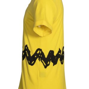 Peanuts Charlie Brown Zig Zag Yellow Shirt Halloween Costume Cosplay