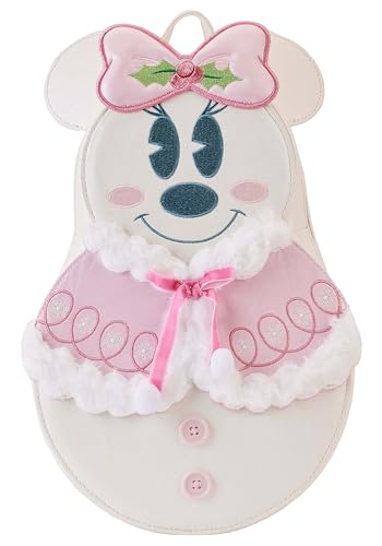 Loungefly Disney Minnie Mouse Pastel Snowman Mini Backpack