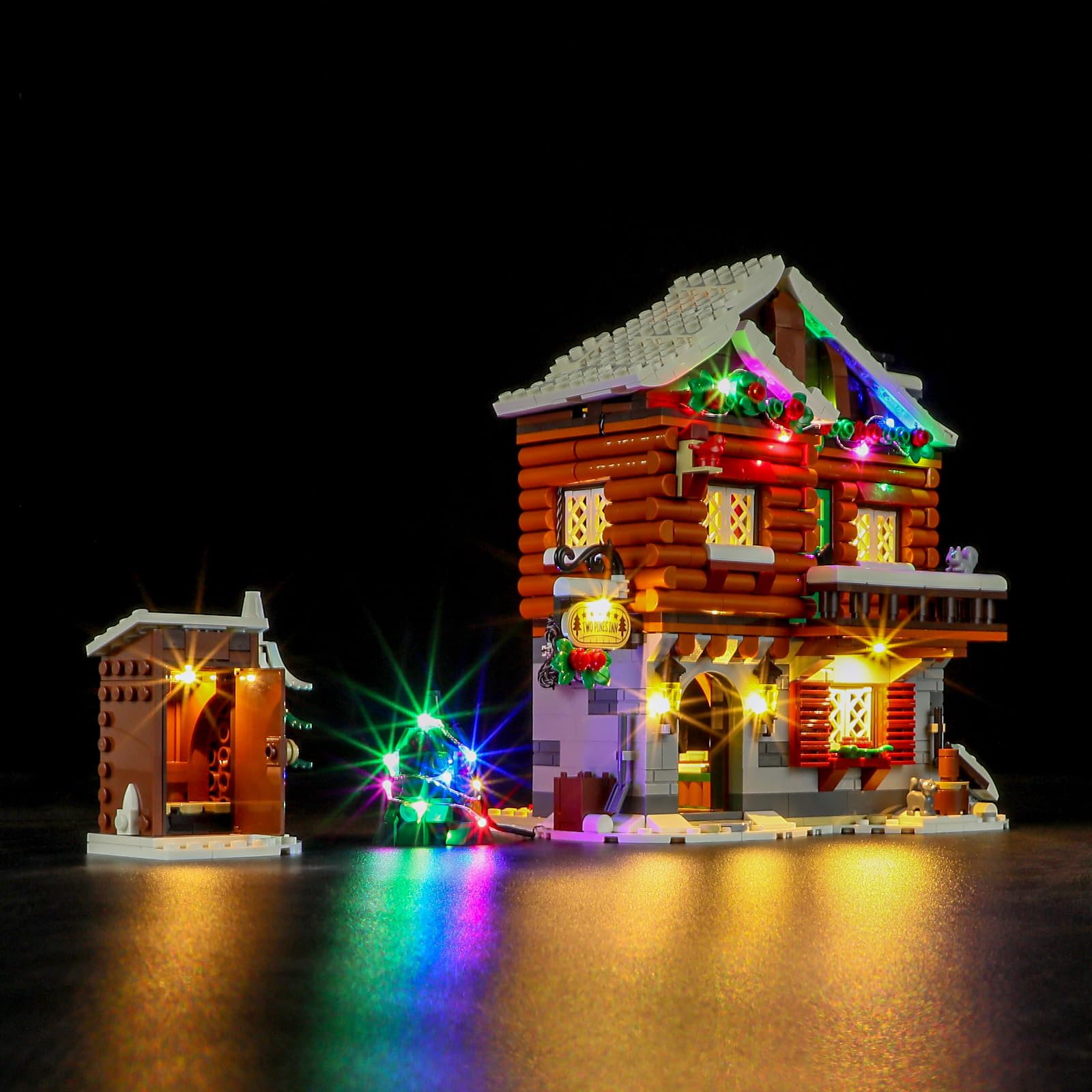 BRIKSMAX Led Lighting Kit for LEGO-10325 Alpine Lodge - Compatible with Lego Icons Christmas Village Building Set- Not Include Lego Set