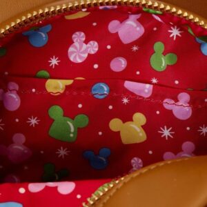 Loungefly x Disney Mickey and Minnie Gingerbread Cookie Figural Crossbody Bag -Disney Lover Disneybound Christmas Holiday