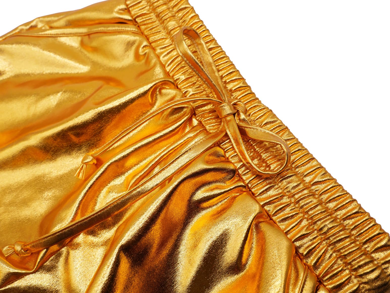 Gold Girls Metallic Shorts Shiny Sparkle Dance Hot Pants Shorts 6-7 Years