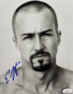 edward ed norton autograph signed 8x10 american history x photo derek vinyard jsa certified authentic ae41496