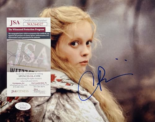 CHRISTINA RICCI Autograph Signed 8x10 Sleepy Hollow PHOTO Katrina Van Tassel JSA Witnessed Certified Authentic WA764527