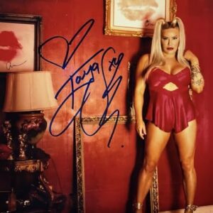 TAYA VALKYRIE SIGNED Autograph 8 x10 PHOTO WRESTLING JSA NXT AEW Witnessed CERTIFIED AUTHENTIC WA001792