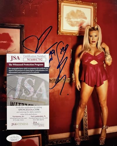 TAYA VALKYRIE SIGNED Autograph 8 x10 PHOTO WRESTLING JSA NXT AEW Witnessed CERTIFIED AUTHENTIC WA001792