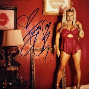 TAYA VALKYRIE SIGNED Autograph 8 x10 PHOTO WRESTLING JSA NXT AEW Witnessed CERTIFIED AUTHENTIC WA001792