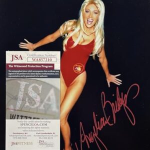 ANGELICA BRIDGES Autograph Signed 8" x 10" PHOTO Actress Baywatch JSA Witnessed CERTIFIED AUTHENTIC WA857210