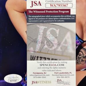 SARAYA Signed Autograph 8" x 10" PHOTO WRESTLING PAIGE MODEL JSA WITNESSED CERTIFIED AUTHENTIC WA795567