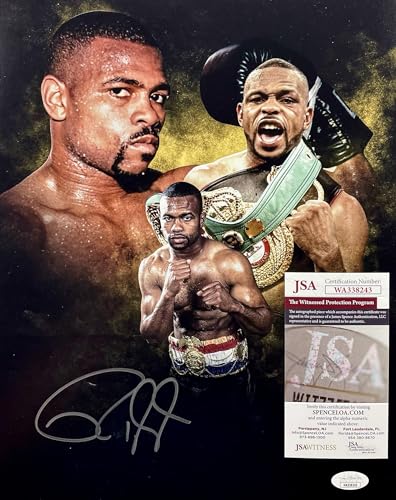 ROY JONES JR. Signed Autograph 11" x 14" PHOTO BOXING Middleweight Champion JSA Witnessed CERTIFIED AUTHENTIC WA338243