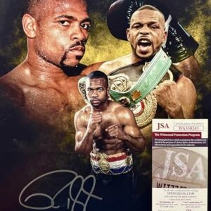 ROY JONES JR. Signed Autograph 11" x 14" PHOTO BOXING Middleweight Champion JSA Witnessed CERTIFIED AUTHENTIC WA338243