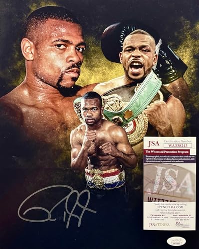 ROY JONES JR. Signed Autograph 11" x 14" PHOTO BOXING Middleweight Champion JSA Witnessed CERTIFIED AUTHENTIC WA338243