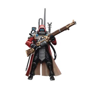 joytoy warhammer 40k: adeptus mechanicus skitarii ranger with data-tether 1:18 scale action figure