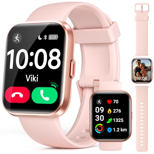 Smart Watches for Women Men (Answer/Make Calls) Compatible with iOS Android Phones Compatible, 1.83" HD Screen Fitness Tracker Smartwatches Heart Rate Monitor 110+ Sports Tracker Watch Waterproof