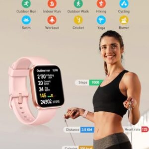 Smart Watches for Women Men (Answer/Make Calls) Compatible with iOS Android Phones Compatible, 1.83" HD Screen Fitness Tracker Smartwatches Heart Rate Monitor 110+ Sports Tracker Watch Waterproof