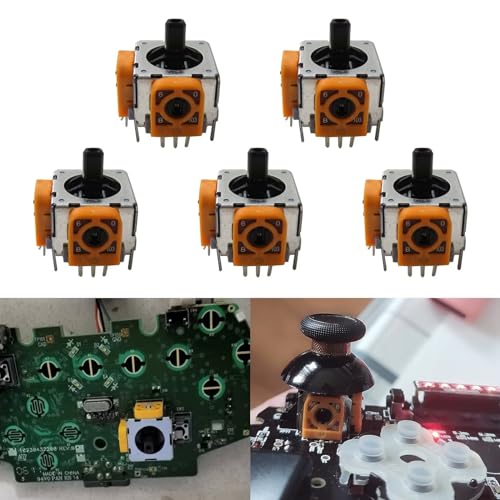 New 5 pcs Analog Stick Joystick Replacement Parts for Xbox360 PS2 PS3 wireless controller only