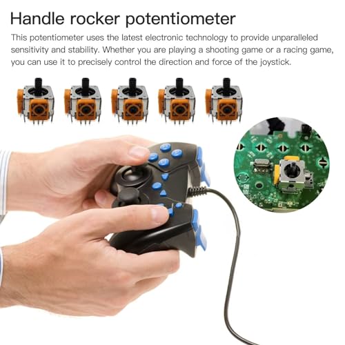 New 5 pcs Analog Stick Joystick Replacement Parts for Xbox360 PS2 PS3 wireless controller only