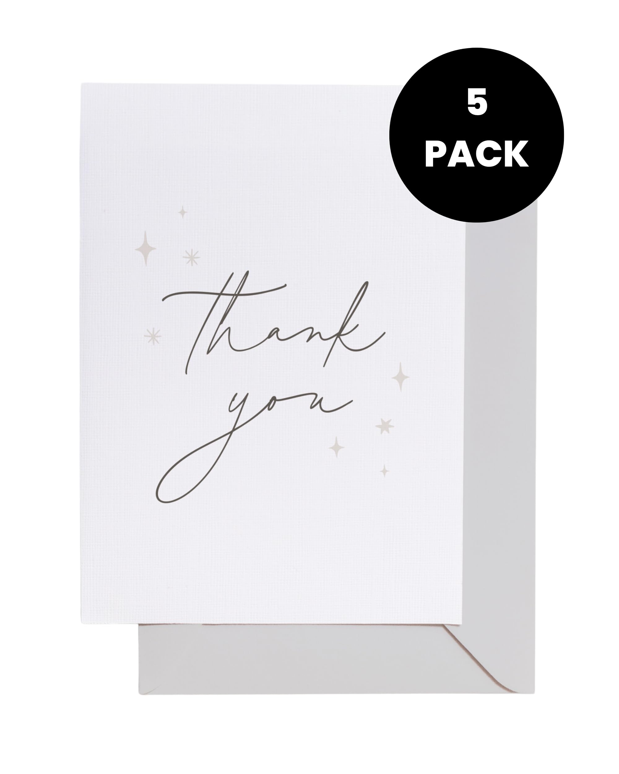 Thank You Greeting Card Pack, Thank You Cards, Thank You Cards with envelopes, Minimalistic Designs Blank Thank You Notes with Envelopes for Business Wedding Bridal Gift Baby Shower Graduation