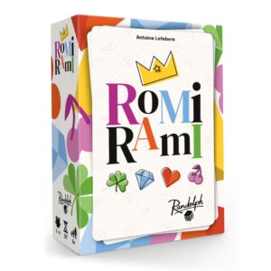 romi rami | rummy inspired card game | ages 8+ | 2 to 4 players | 30 minutes